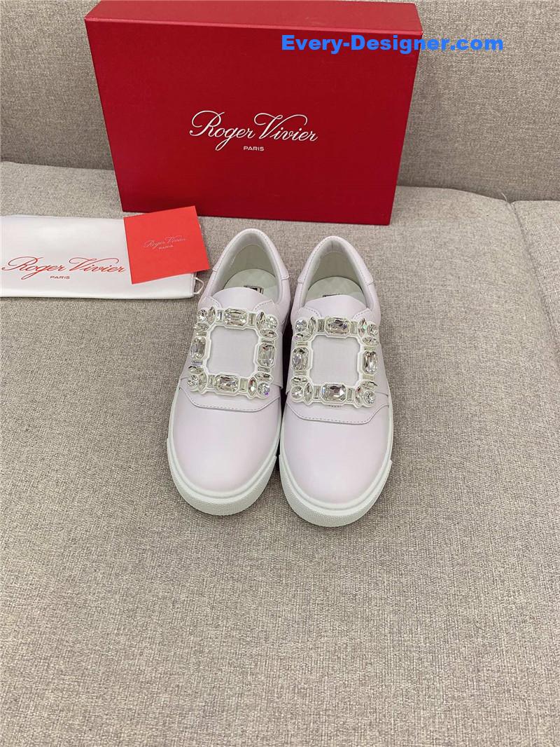 roger vivier new D1am0nd buckle casual shoes