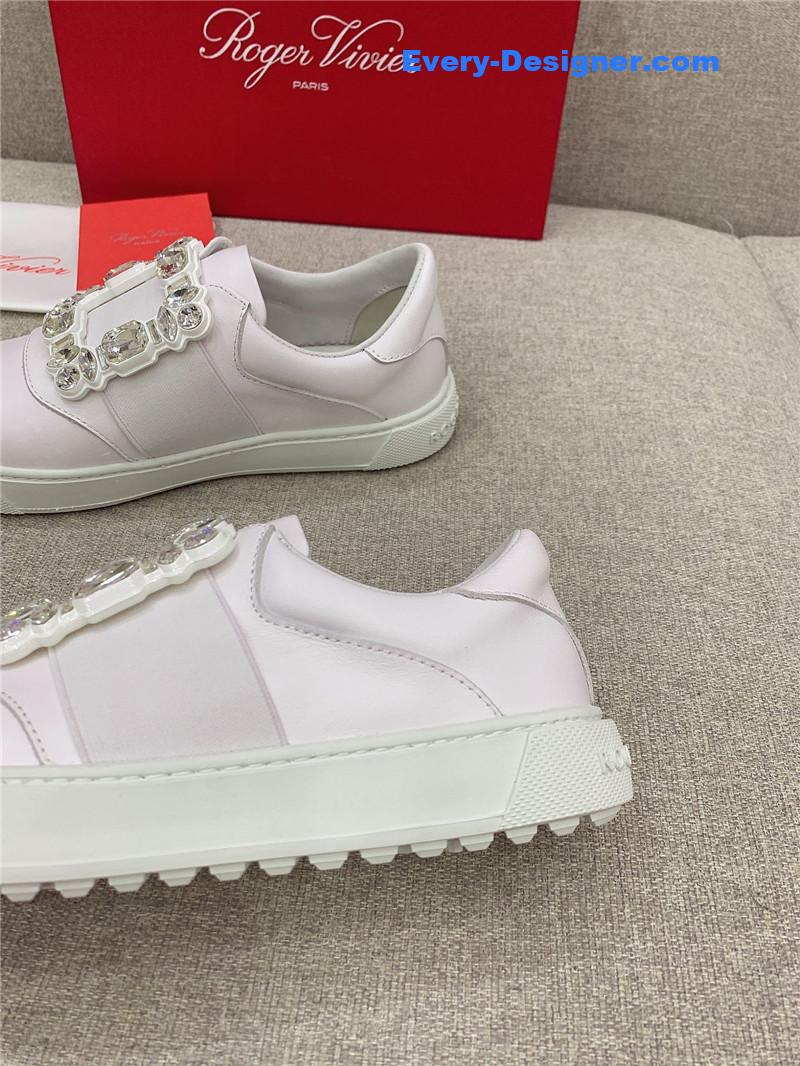 roger vivier new D1am0nd buckle casual shoes