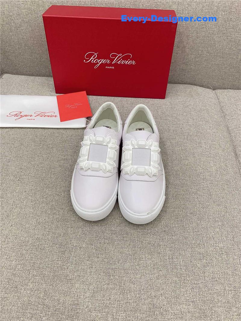 roger vivier new D1am0nd buckle casual shoes