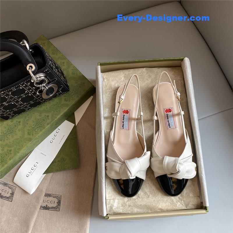 Gvc*1 new bunny ear bowknot ballet shoes