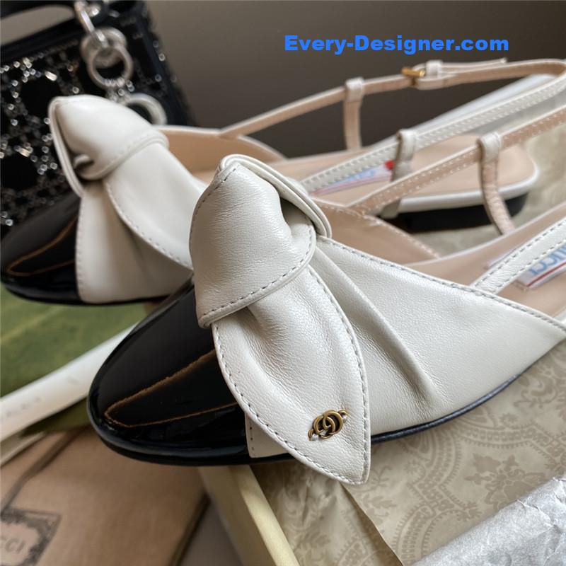 Gvc*1 new bunny ear bowknot ballet shoes
