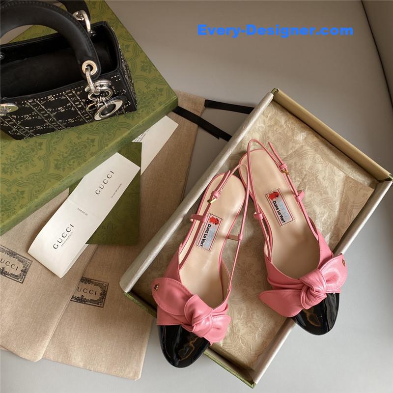 Gvc*1 new bunny ear bowknot ballet shoes