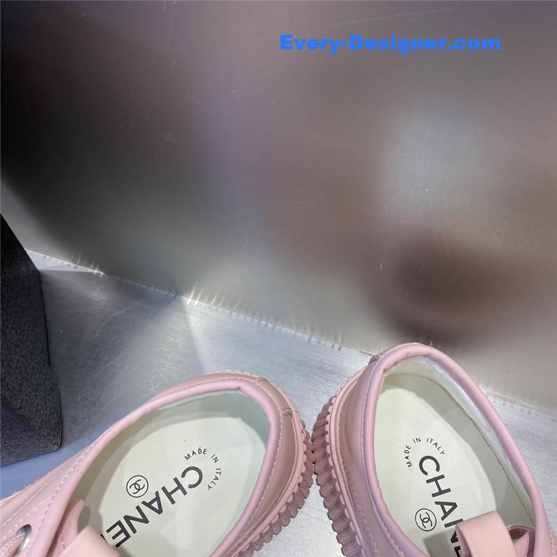 CC latest full leather platform biscuit shoes