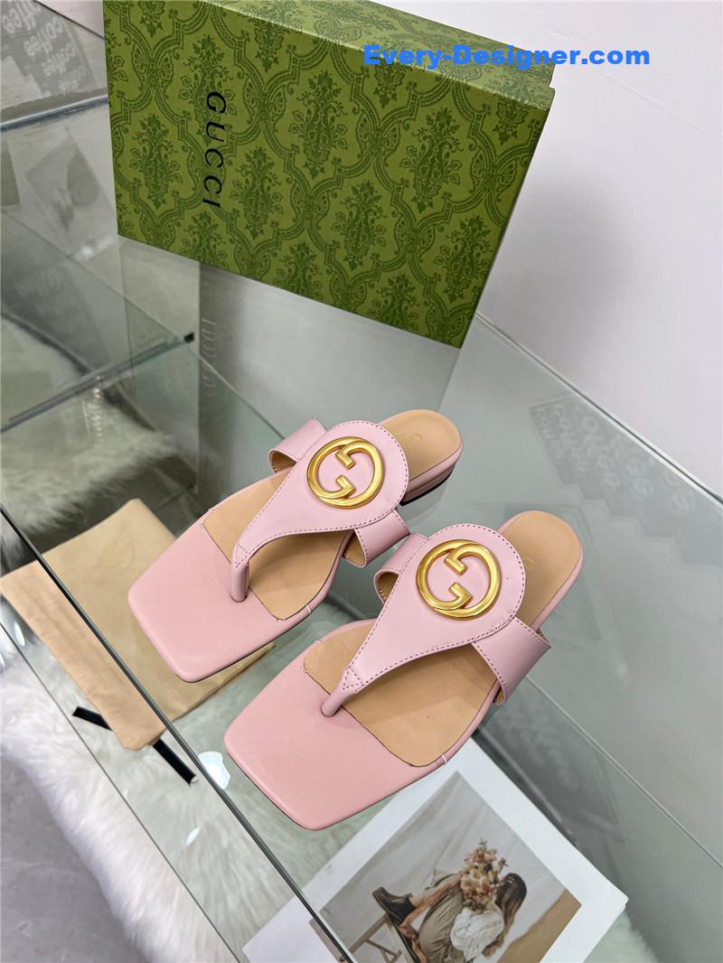 Gvc*1 flat heel slippers