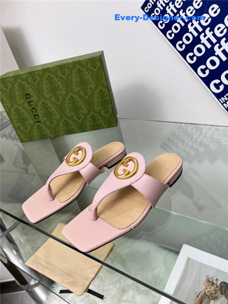 Gvc*1 flat heel slippers