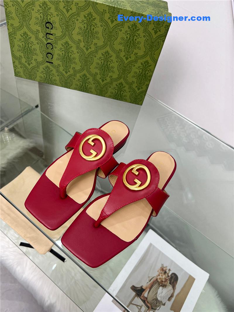 Gvc*1 flat heel slippers