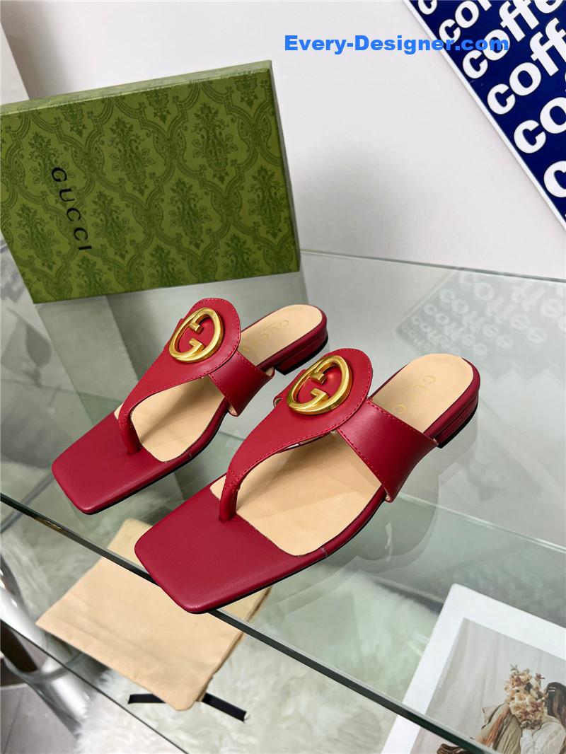 Gvc*1 flat heel slippers