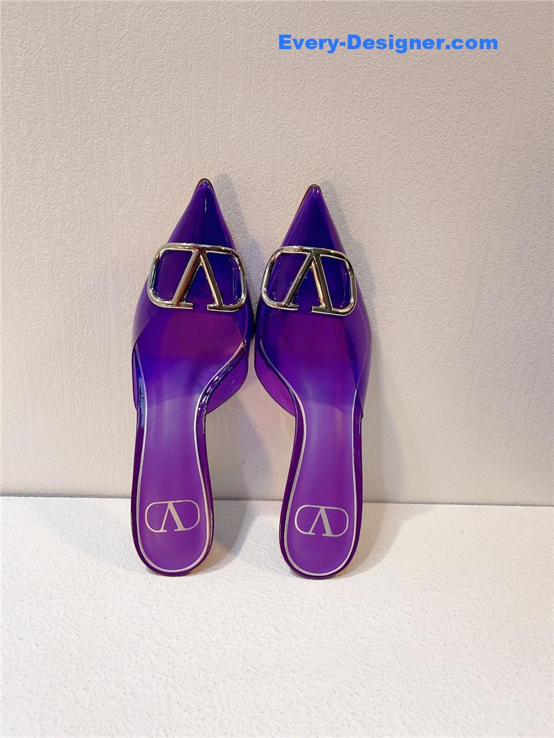 Va1e*ntin0 spring summer all-match high-heeled slippers