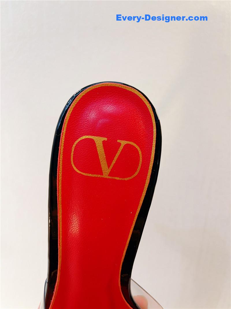 Va1e*ntin0 spring summer all-match high-heeled slippers
