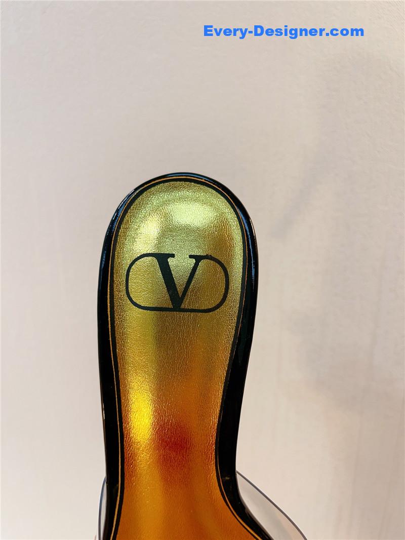 Va1e*ntin0 spring summer all-match high-heeled slippers