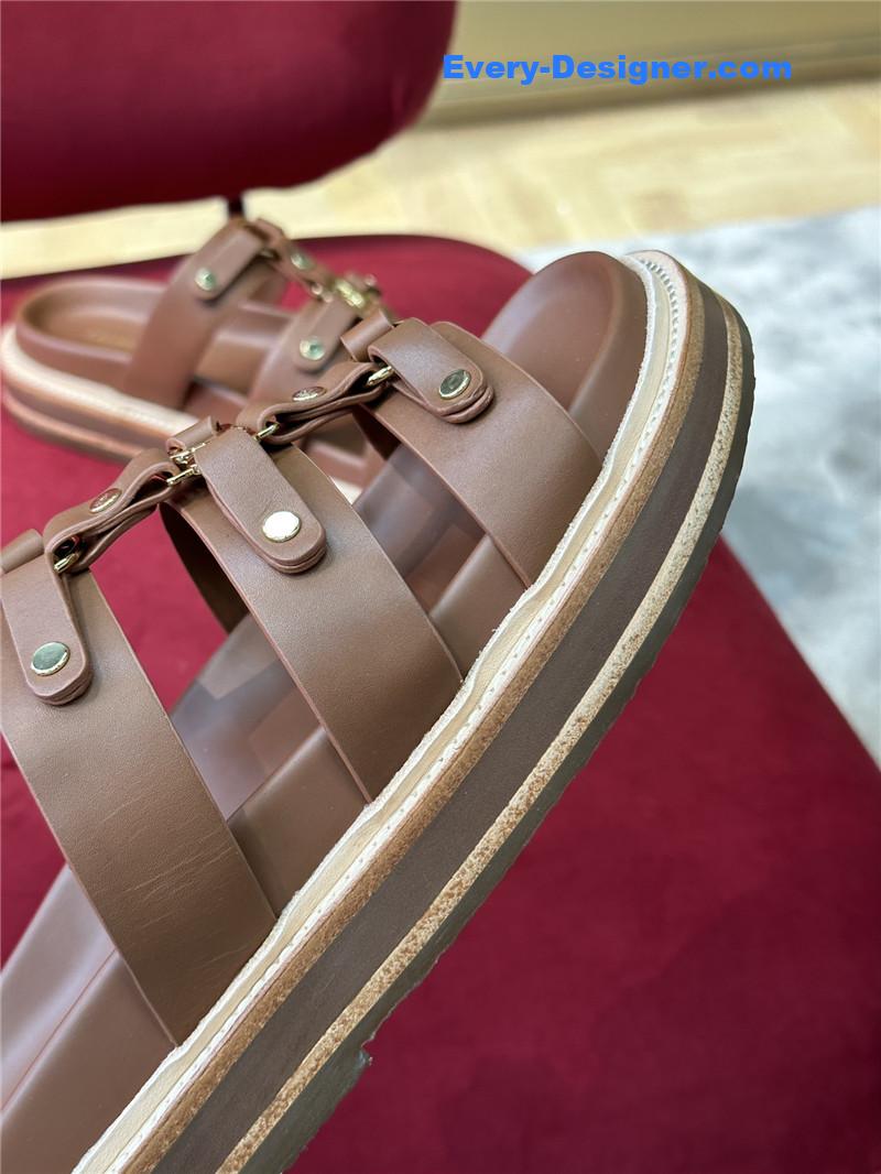 Ce1i*e spring and summer triumphal arch roman slippers