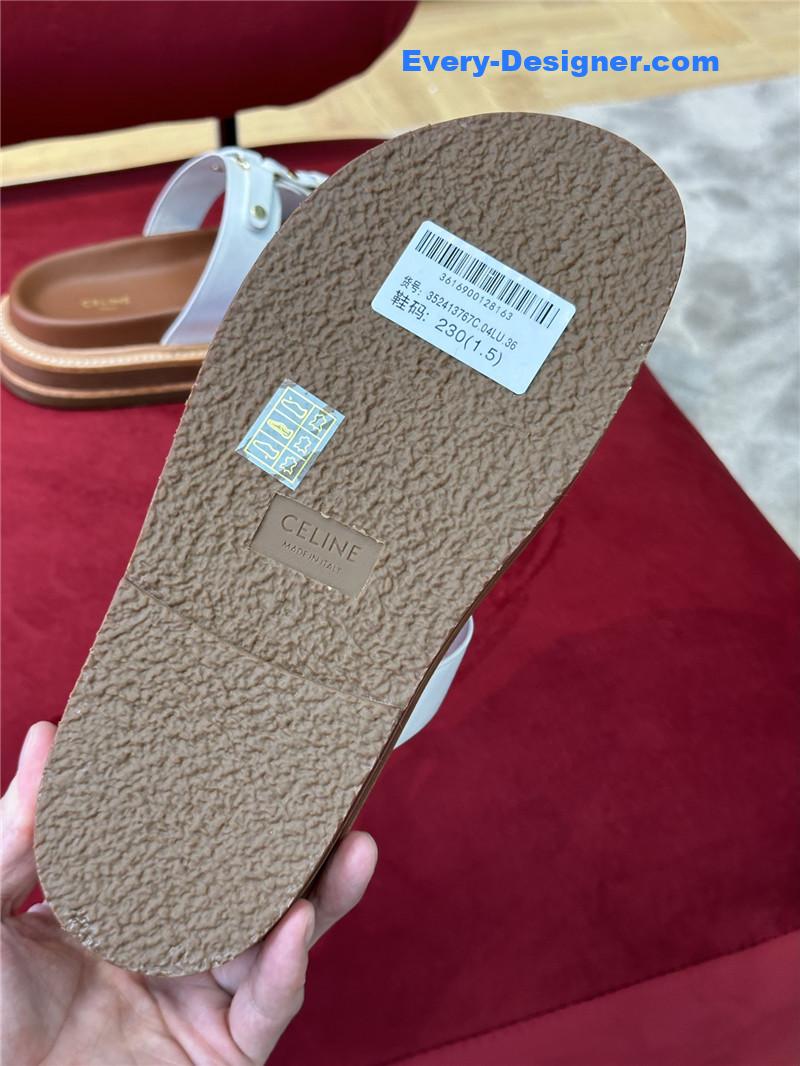 Ce1i*e spring and summer triumphal arch roman slippers