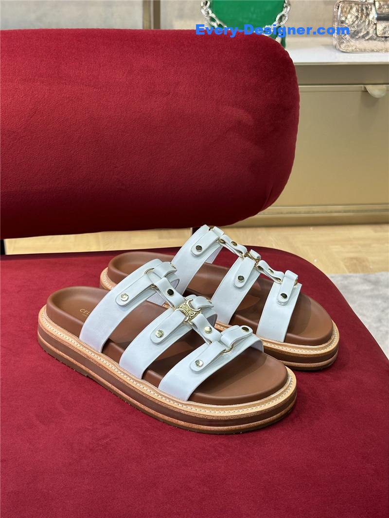 Ce1i*e spring and summer triumphal arch roman slippers