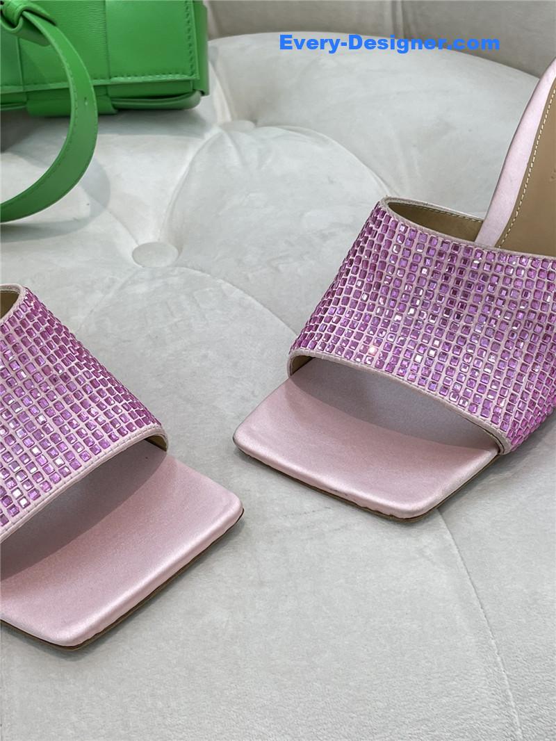 A1exa*der wang spring letter rhinestone high heel