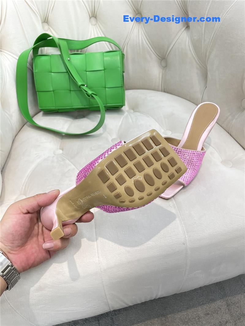 A1exa*der wang spring letter rhinestone high heel