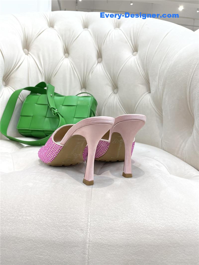 A1exa*der wang spring letter rhinestone high heel