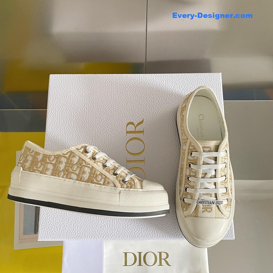 D10r couple platform canvas shoes
