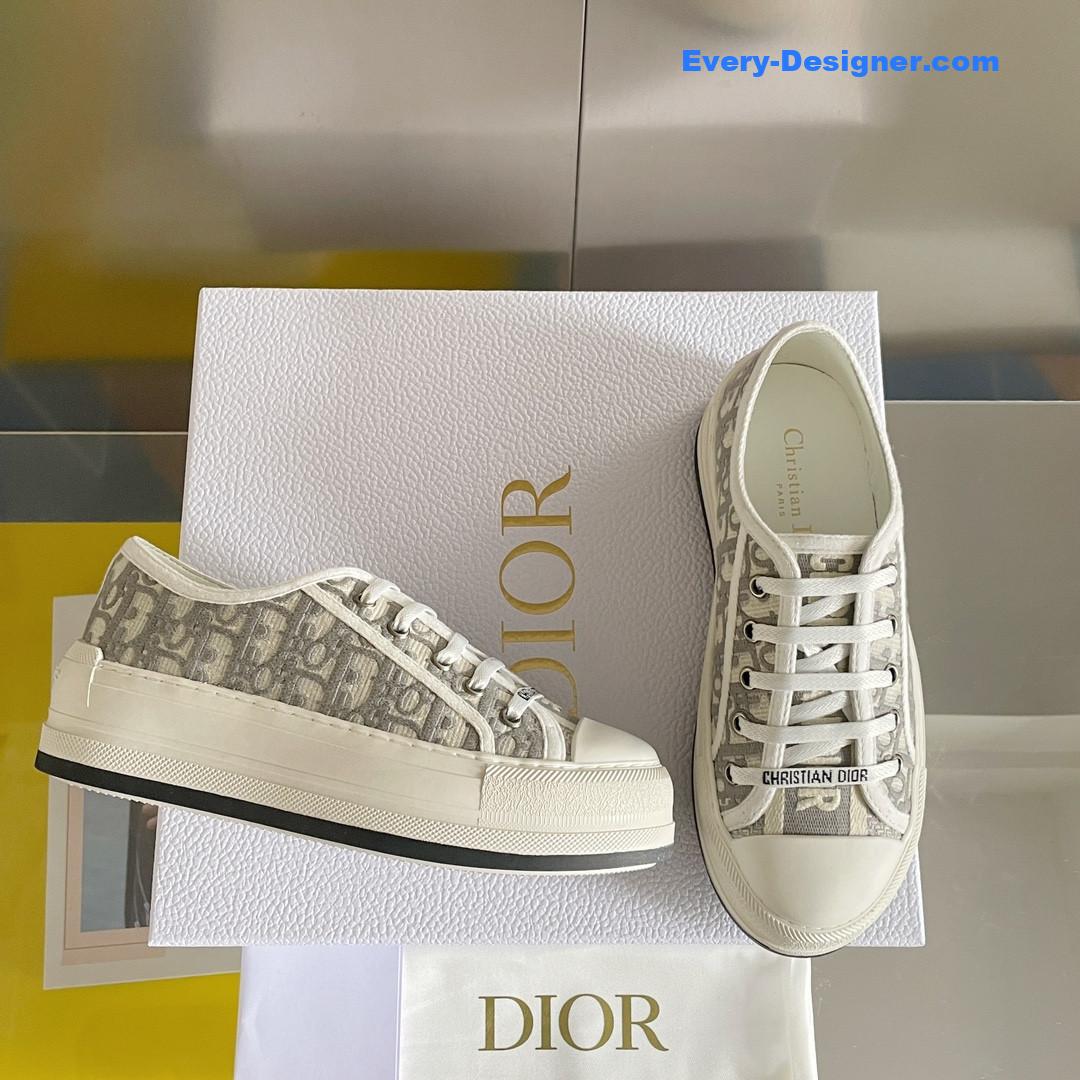 D10r couple platform canvas shoes