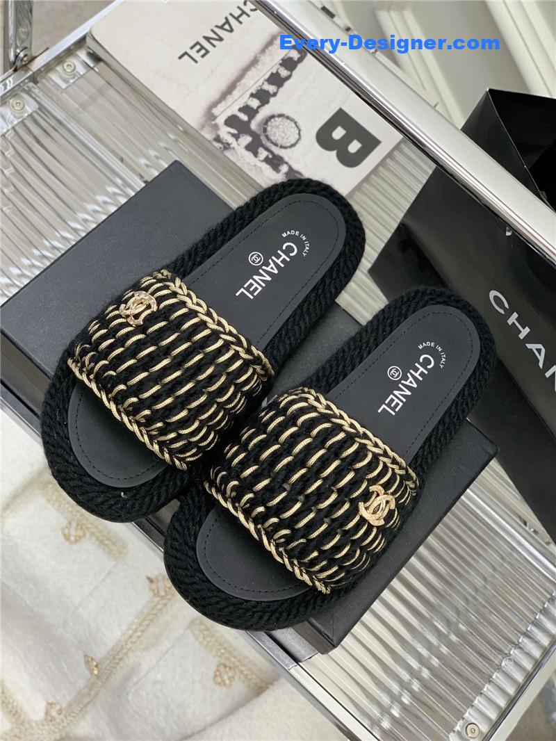 CC new woven slippers