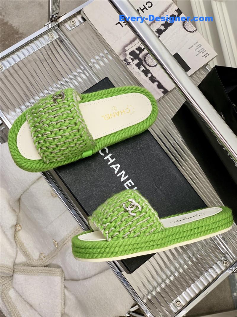CC new woven slippers