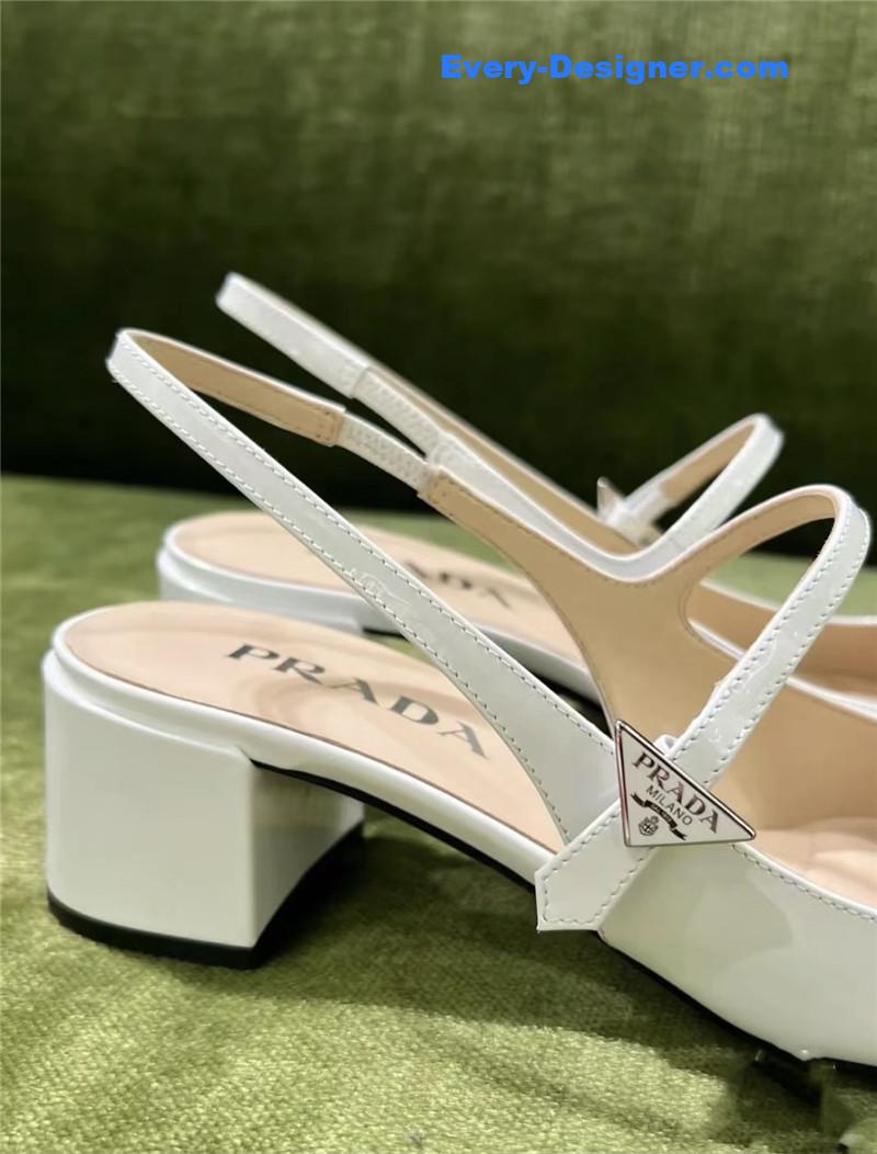 prada delicate triangle logo sneakers