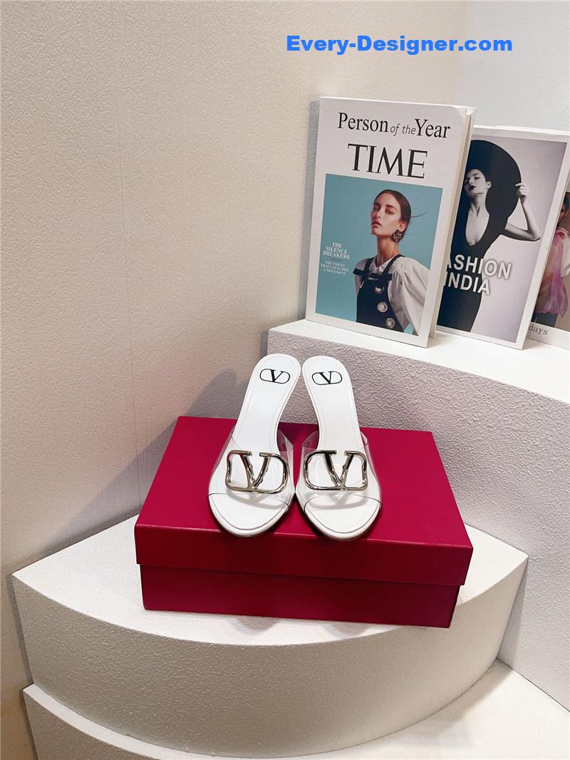 Va1e*ntin0 spring summer all-match high-heeled slippers