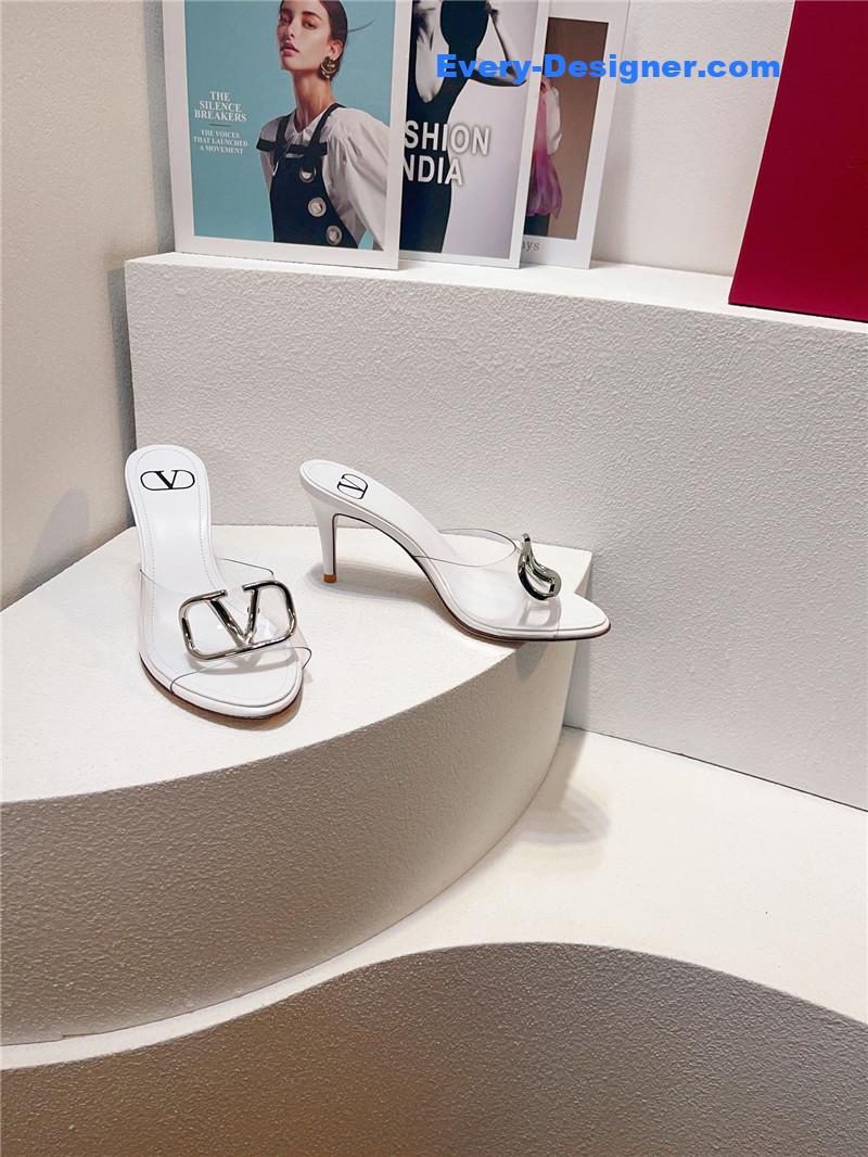 Va1e*ntin0 spring summer all-match high-heeled slippers