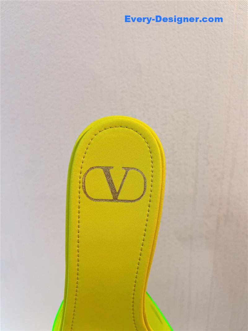 Va1e*ntin0 spring summer all-match high-heeled slippers