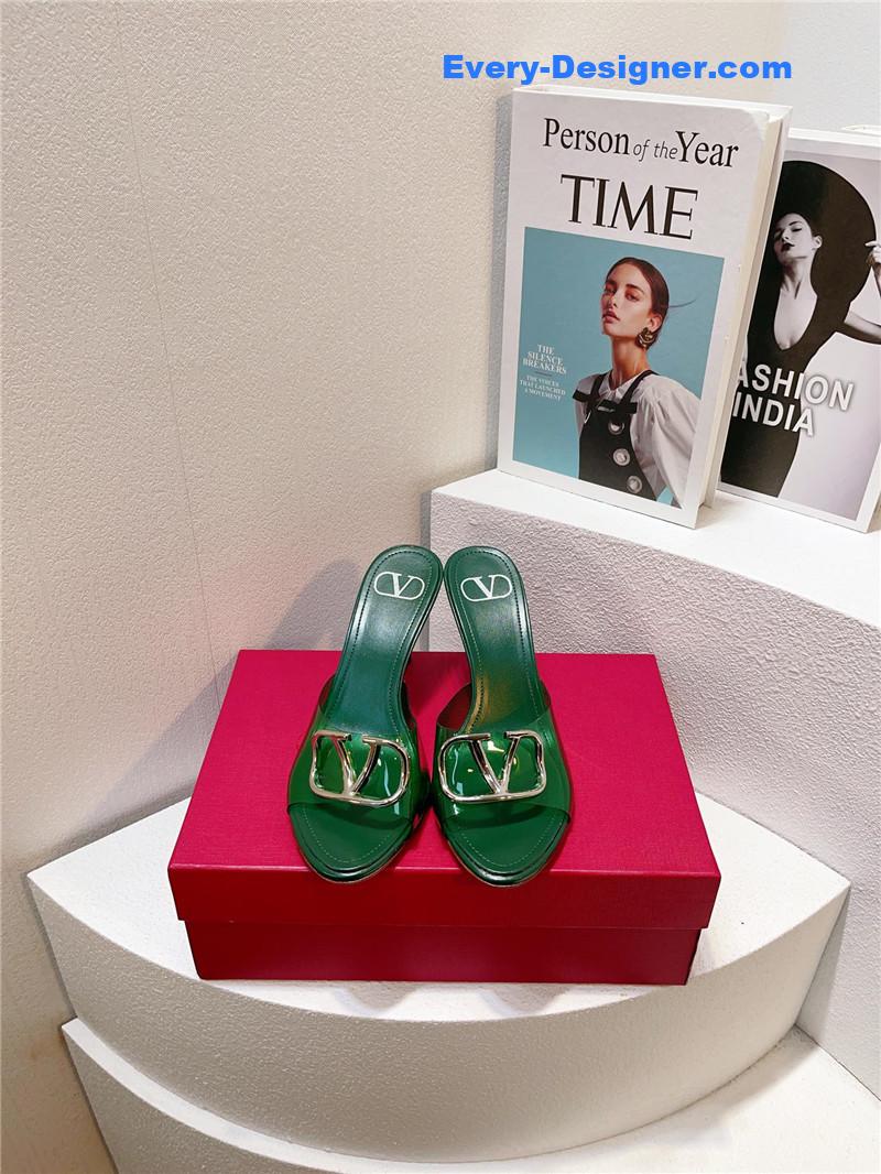 Va1e*ntin0 spring summer all-match high-heeled slippers
