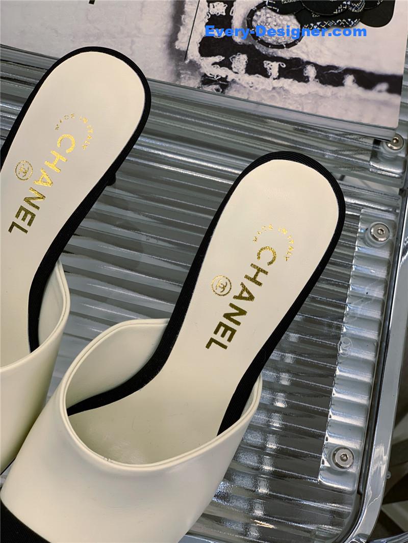 CC pointed toe stiletto mules