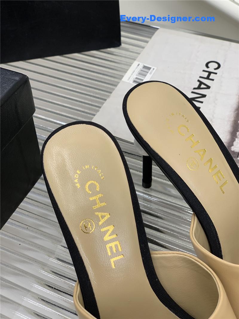 CC pointed toe stiletto mules