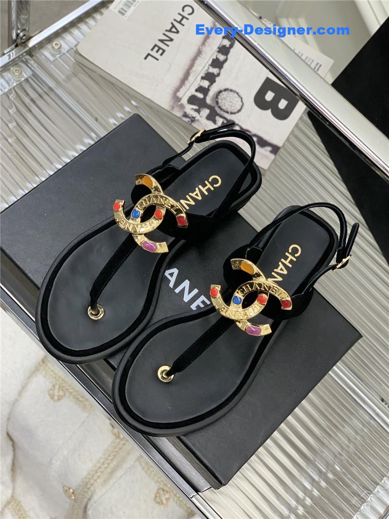 CC double c logo sandals