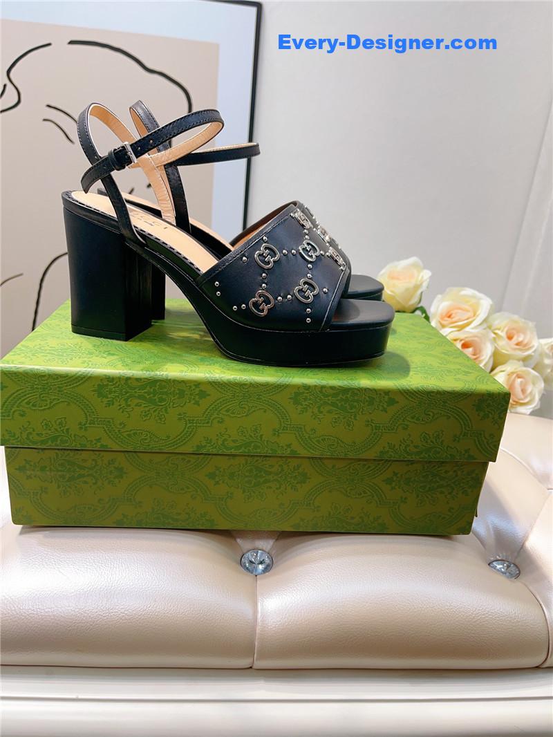Gvc*1 gg buckle platform high heels