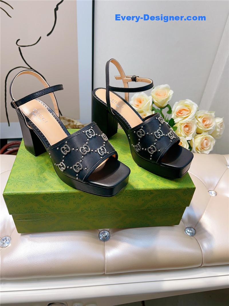 Gvc*1 gg buckle platform high heels