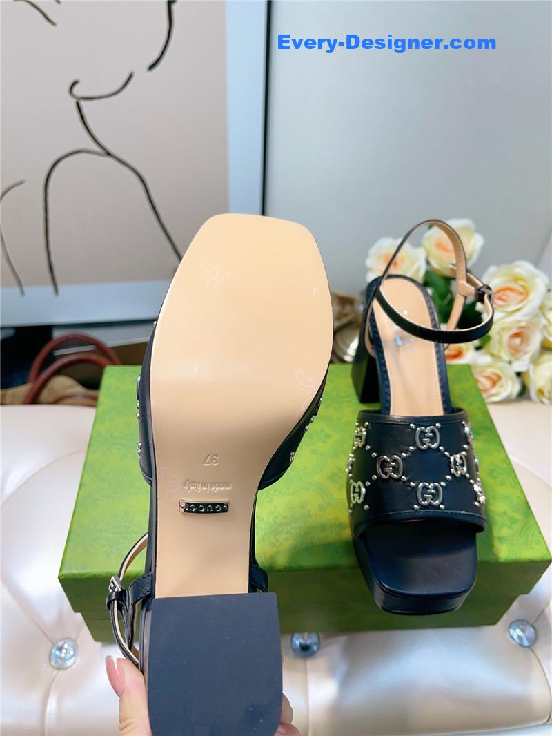 Gvc*1 gg buckle platform high heels