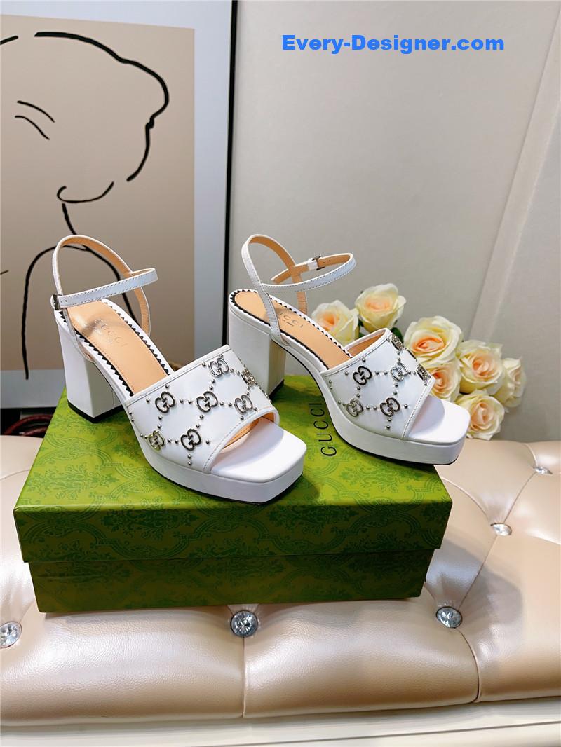 Gvc*1 gg buckle platform high heels