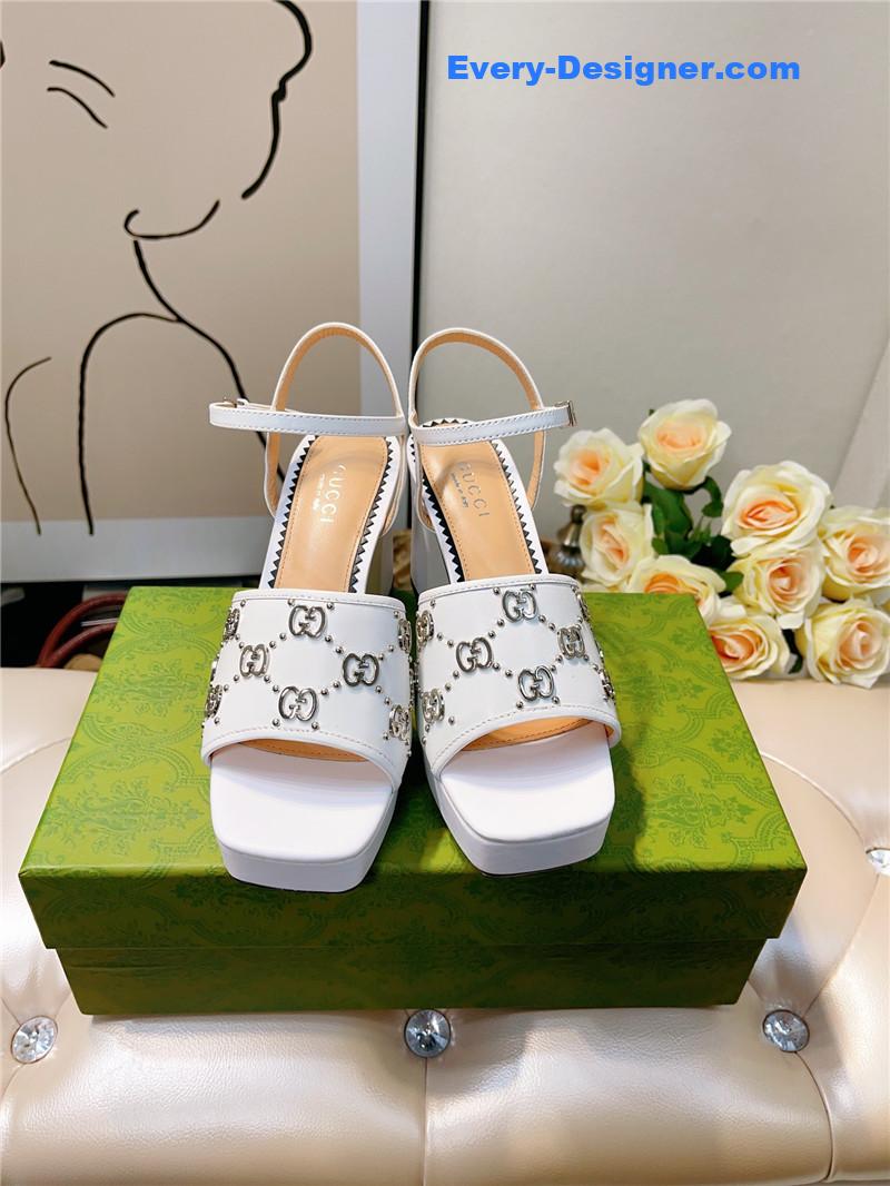 Gvc*1 gg buckle platform high heels