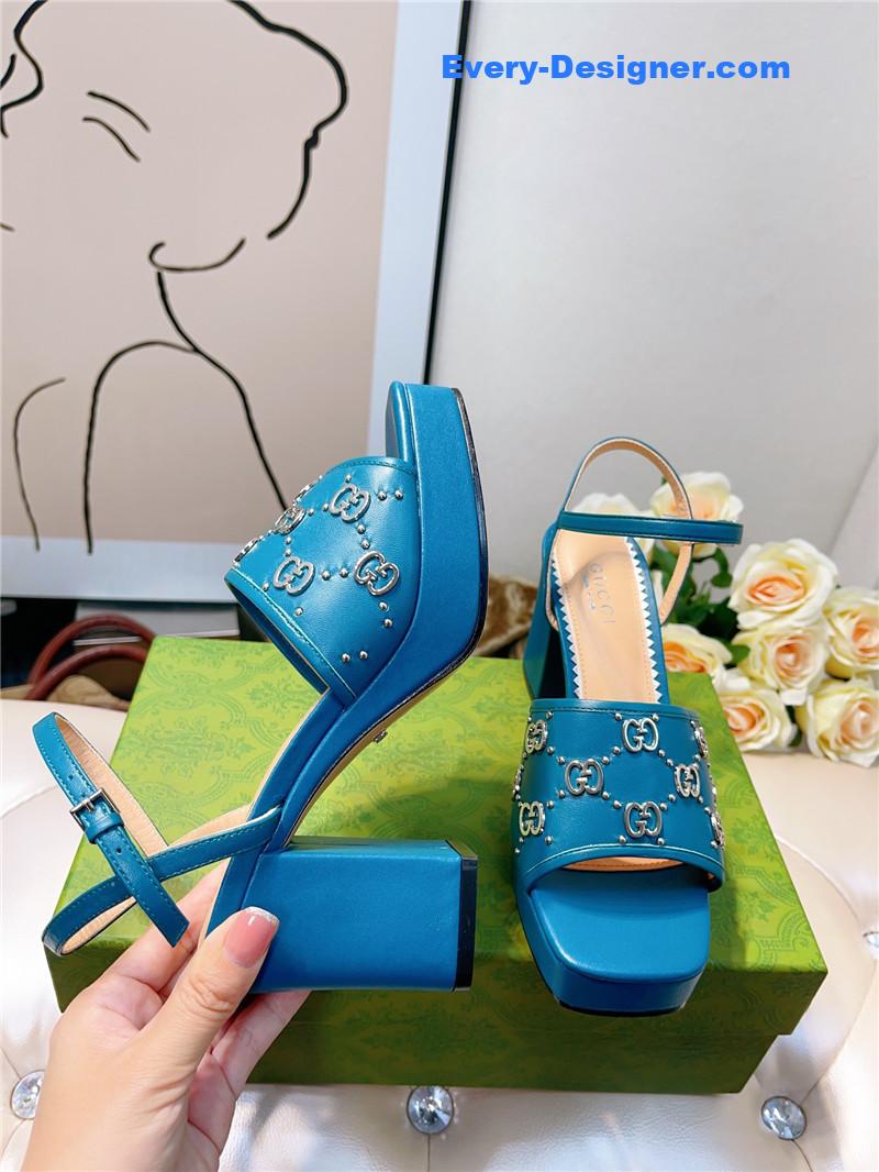 Gvc*1 gg buckle platform high heels