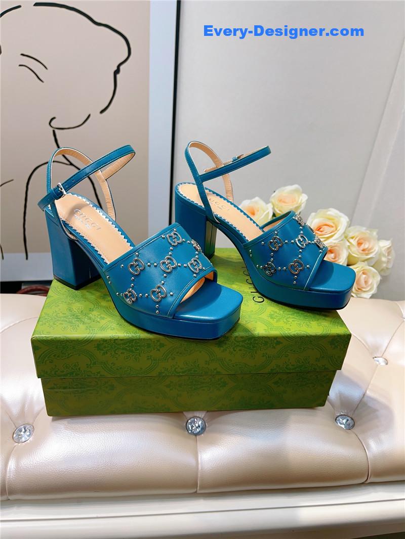 Gvc*1 gg buckle platform high heels