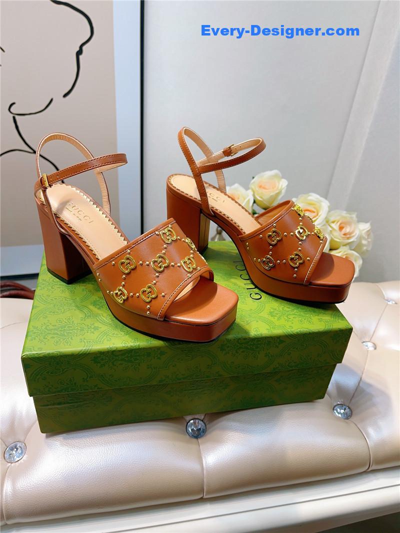 Gvc*1 gg buckle platform high heels
