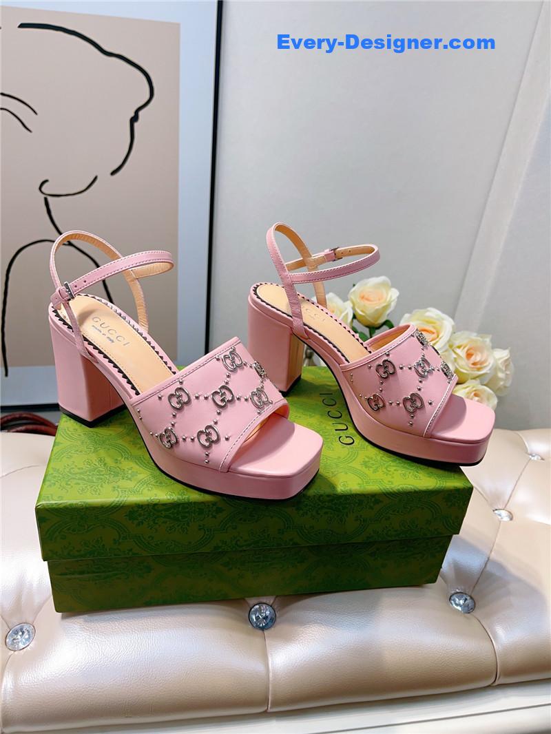 Gvc*1 gg buckle platform high heels