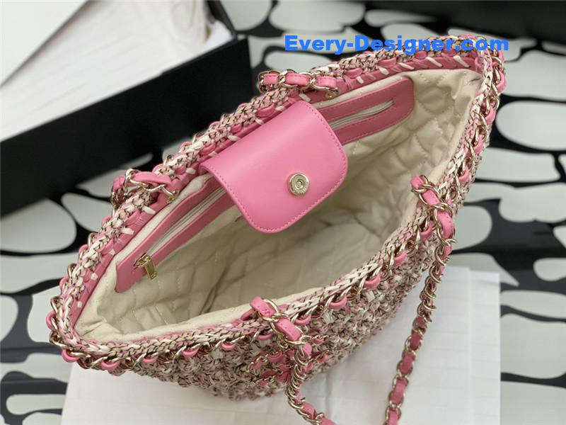 Ch**el straw bag