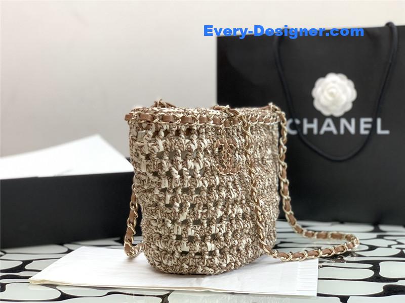 Ch**el straw bag
