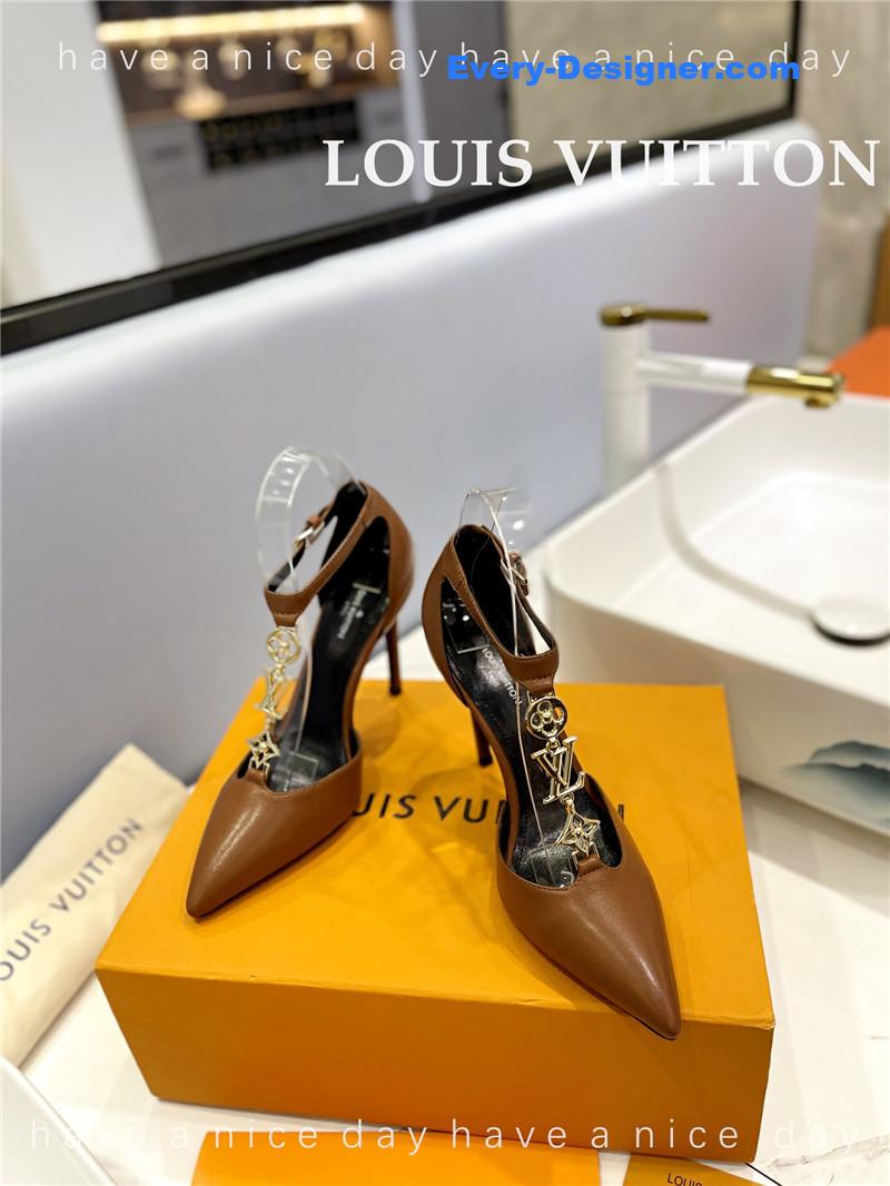 l0vis Vvtt0n lv fashion bazaar metal chain high heels