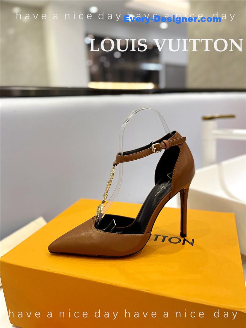 l0vis Vvtt0n lv fashion bazaar metal chain high heels