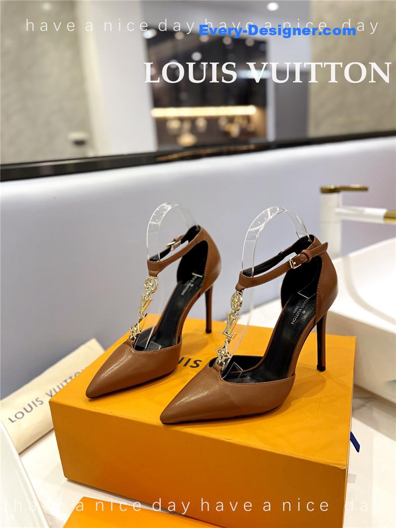 l0vis Vvtt0n lv fashion bazaar metal chain high heels