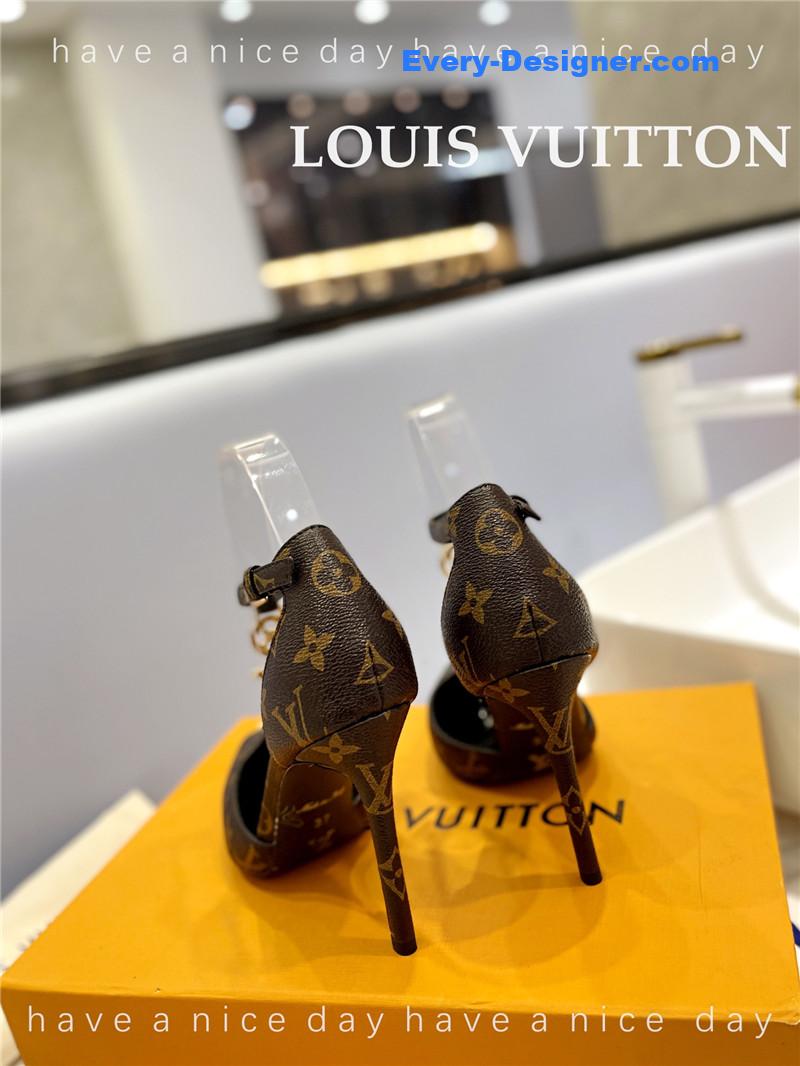 l0vis Vvtt0n lv fashion bazaar metal chain high heels