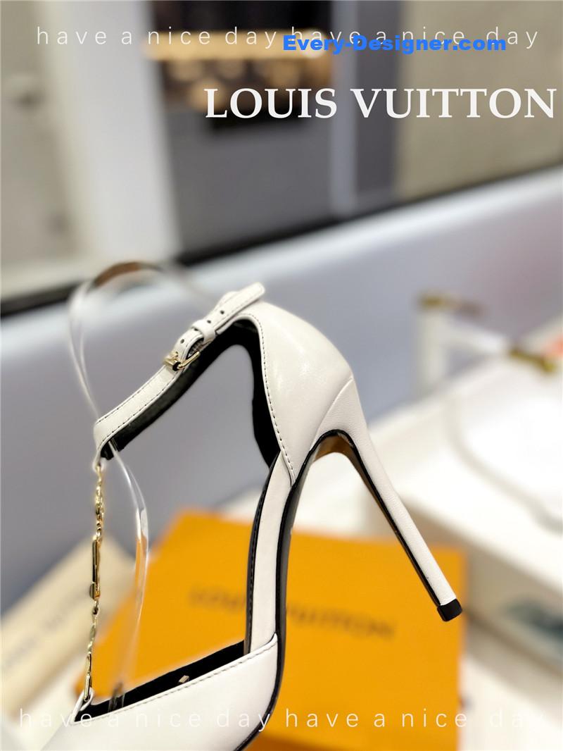 l0vis Vvtt0n lv fashion bazaar metal chain high heels