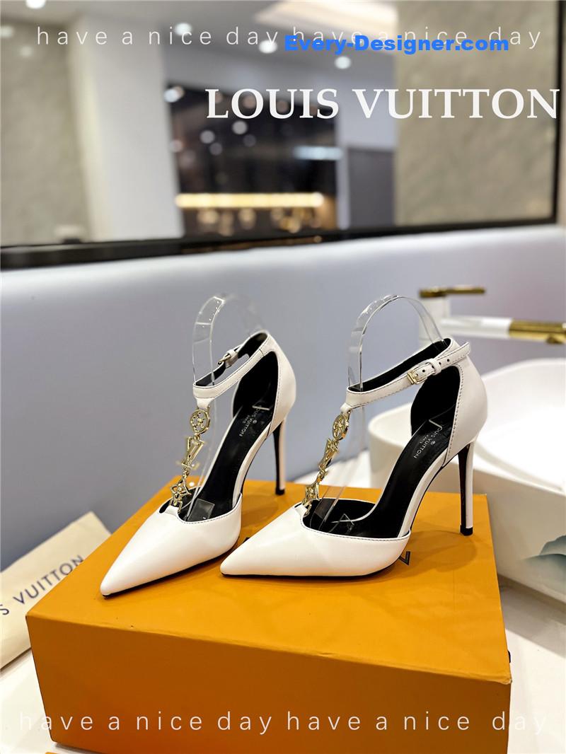 l0vis Vvtt0n lv fashion bazaar metal chain high heels