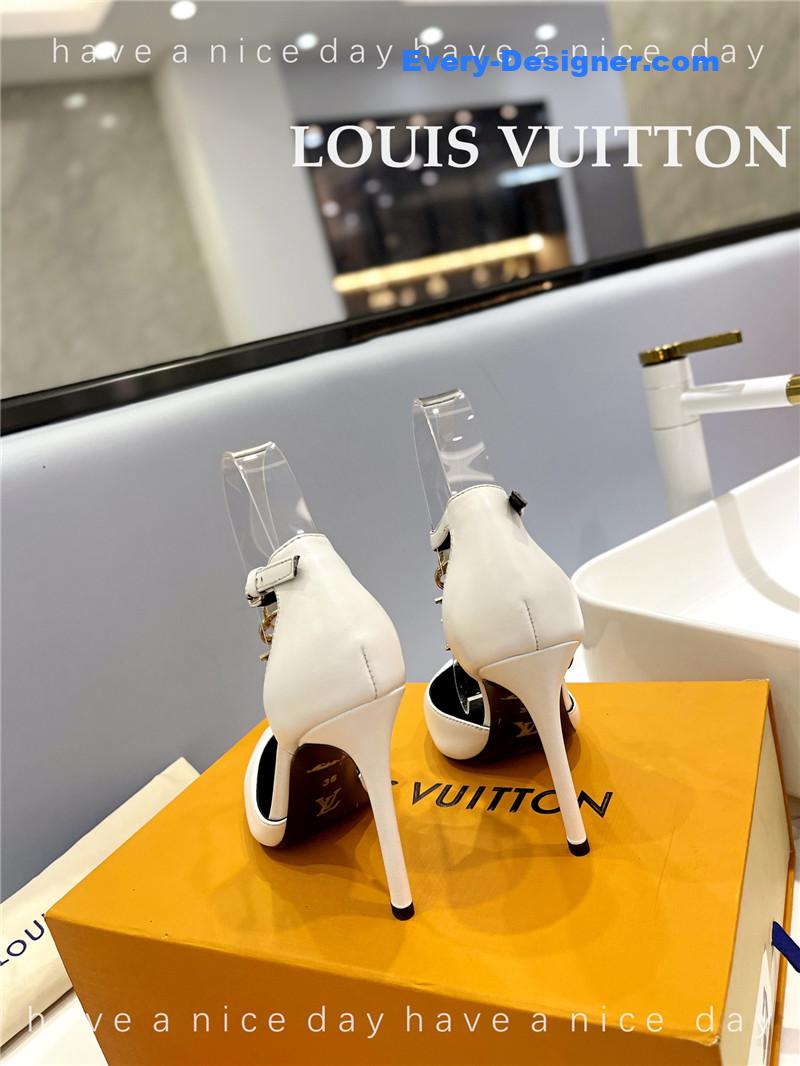 l0vis Vvtt0n lv fashion bazaar metal chain high heels